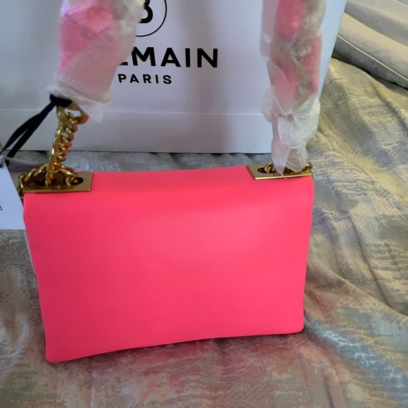 Brand new Balmain 1945 Soft Leather Clutch Bag - Picture 6 of 10